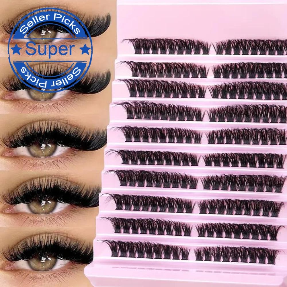 NINI ขนตาม้วนหนา 40d Melt Diy ความจุขนาดใหญ่เครื่องมือปลอมขนตาแต่งหน้าหนา Curled B3t6 NINI