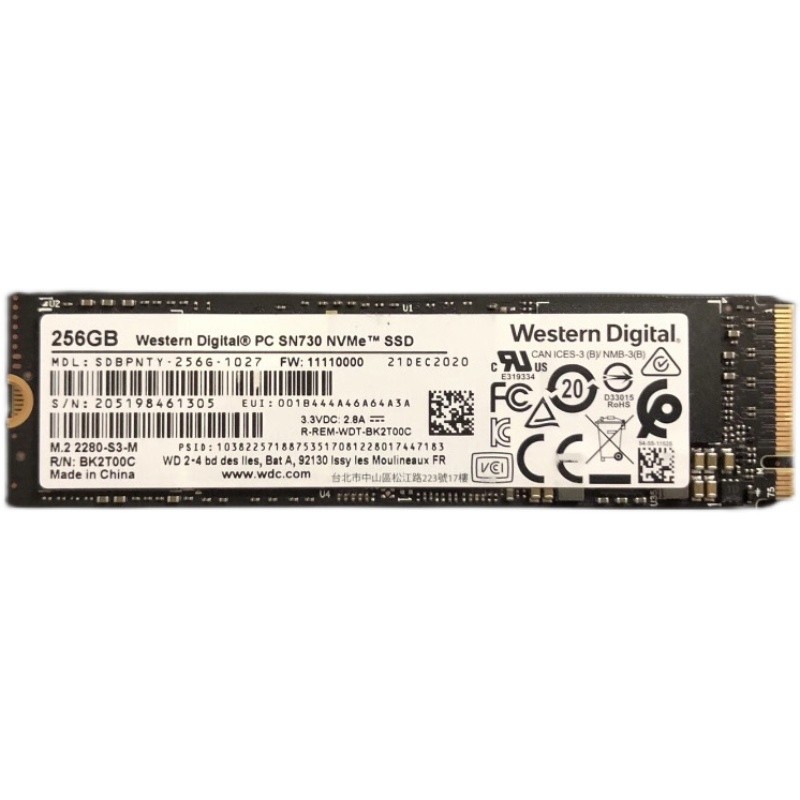 Sn730 256g Western Data Western Data Solid State Drive sad nvme pcie ssd Disassembly Disk คอมพิวเตอร
