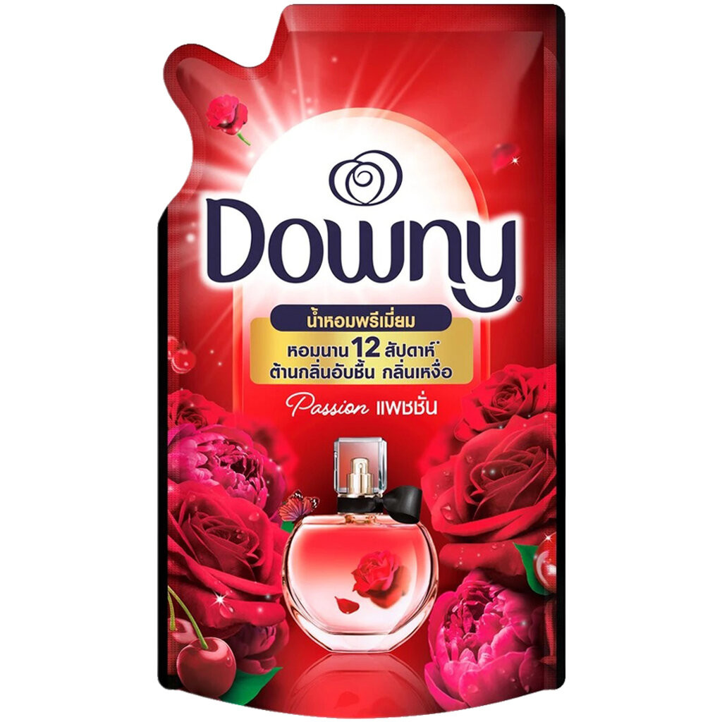 LeeMart น้ำยาปรับผ้านุ่ม ดาวน์นี่ Downy 470ML ปรับ ดาวนี่ รุ่น แพชชั่น สีแดง ขนาด 470 มล.