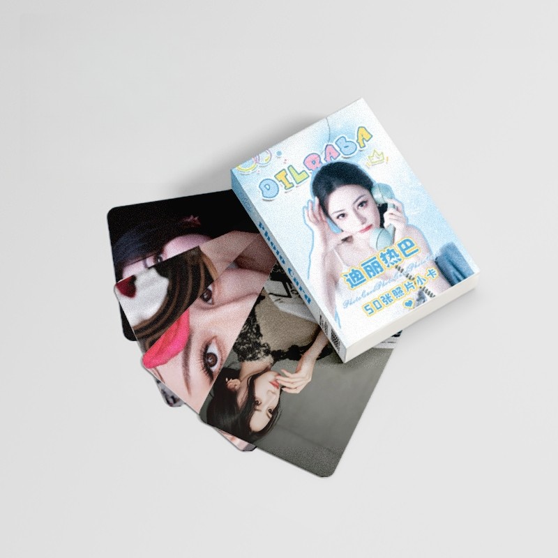 50-55pcs ละครจีน Actor Dilraba DIli Reba โฮโลแกรม Lomo การ์ด VEIL OF SHADOWS Chen DuLing Angel Zhao 