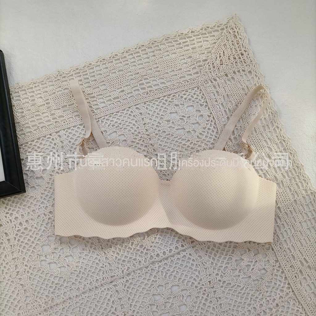 บราชั้นใน ไม่มีโครงเหล็ก ฟองน้ําหนา 3 ซม สําหรับผู้หญิง ✨october303.th✨