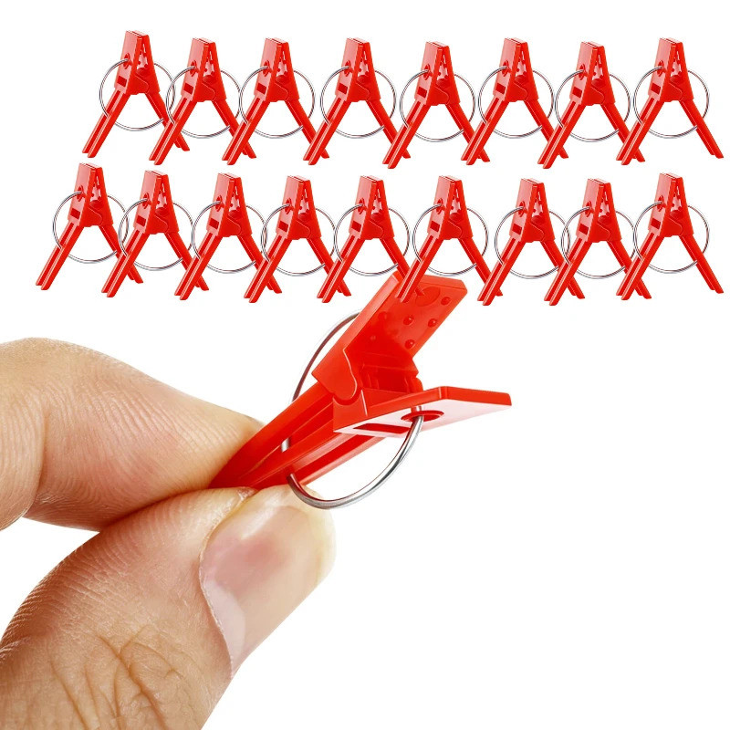 10-100 ชิ้นพลาสติกปลูก Grafting คลิปฤดูใบไม้ผลิโหลด Graft Clamps สําหรับมะเขือเทศแตงโมผักต้นกล้าเครื่องมือทําสวน