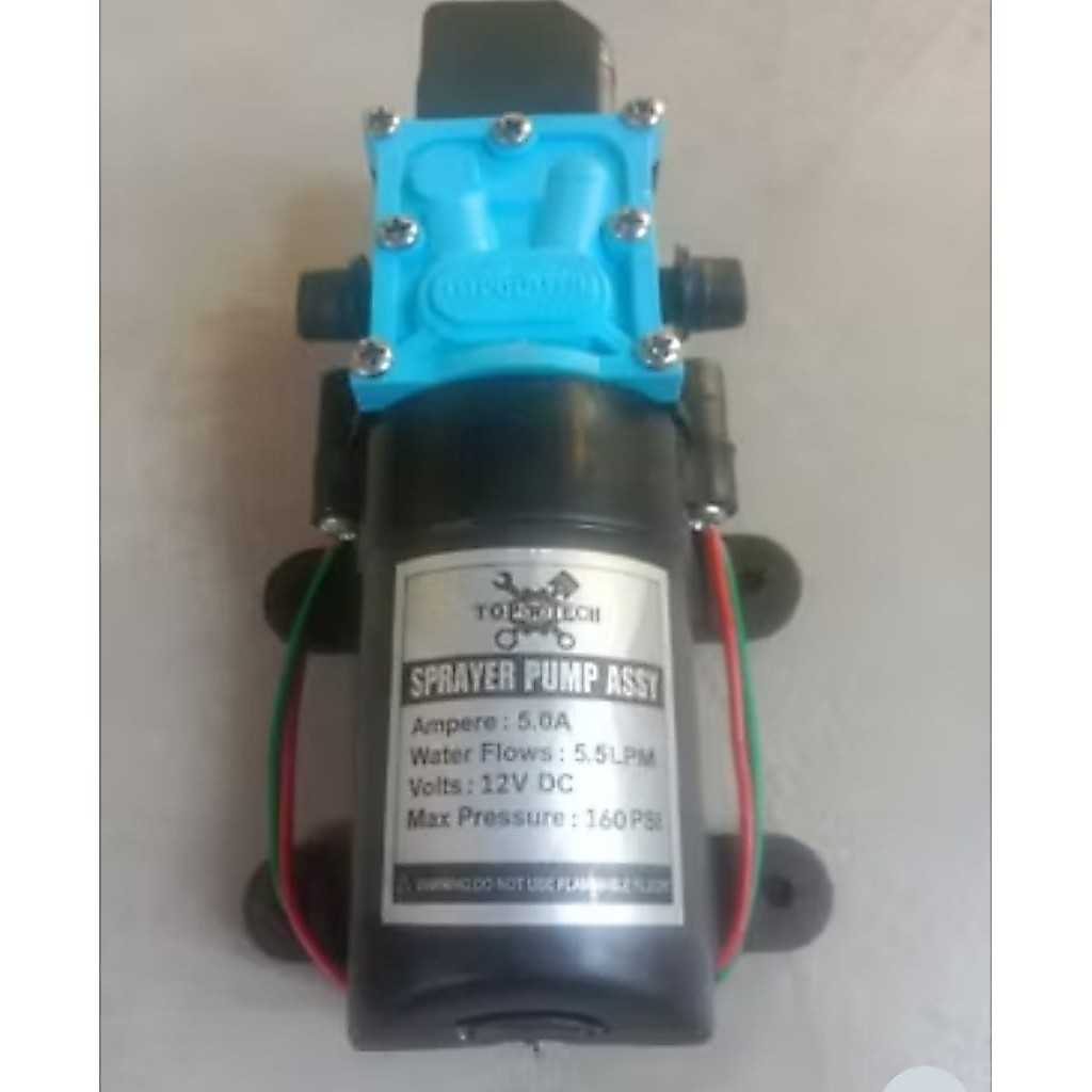 ปั๊มน้ํา Dc ช็อต 12 โวลต์ 160 Psi