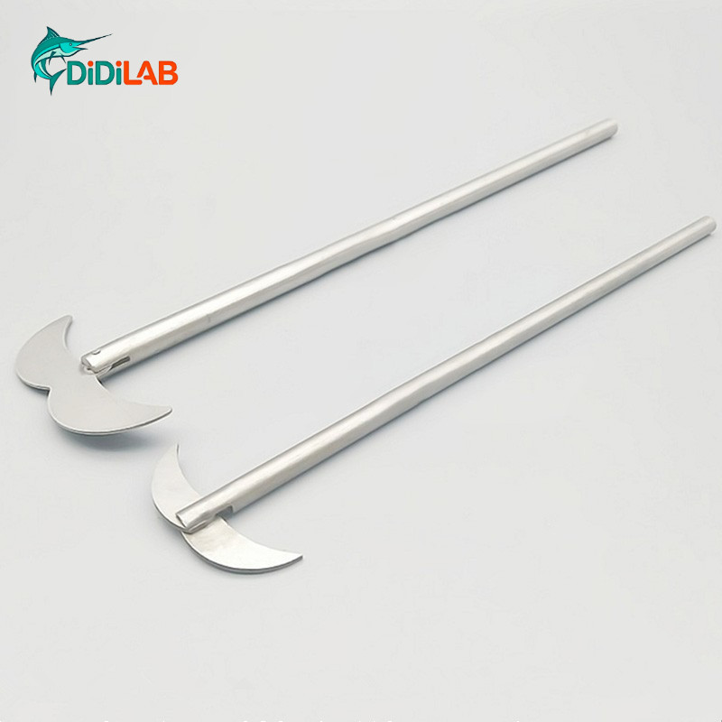DiDiLAB ก้านกวนสแตนเลส เจจ-1 เครื่องปั่นไฟฟ้าทุ่มเทเจาะเชยเครื่องปั่นทองแดงเชยใบพัดสองใบมีด
