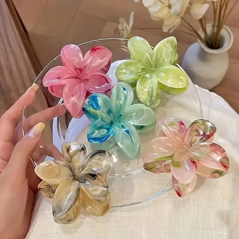พร้อมส่ง🌺กิ๊บติดผมลายดอกไม้ ใส่ติดไปหน้าร้อนนี้น่ารักมาก - ส่งเร็ว 🚚