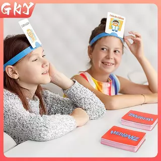 GKY Qui คําถามเกมคอสเพลย์ Props ห้องเรียนครอบครัว Party เกมกระดานของเล่นเพื่อการศึกษา GKY
