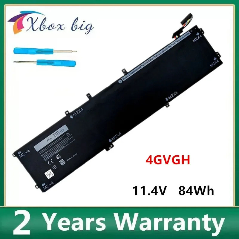 Xbox big ใหม่ 84Wh 4GVGH 1P6KD แบตเตอรี่แล็ปท็อปสําหรับ Dell XPS 15 9550,สําหรับ Precision 5510 M7R9