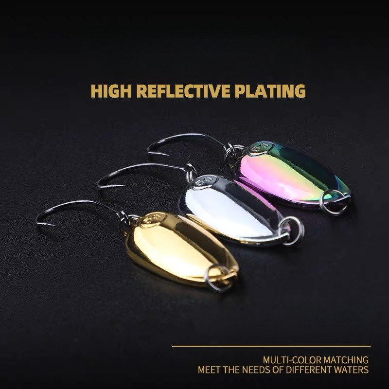 เหยื่อตกปลา สปูน ไมโครสปูน Micro Spoon Lure 3.5g / 5g ตกปลากะพง ช่อน กันเกี่ยวหญ้า