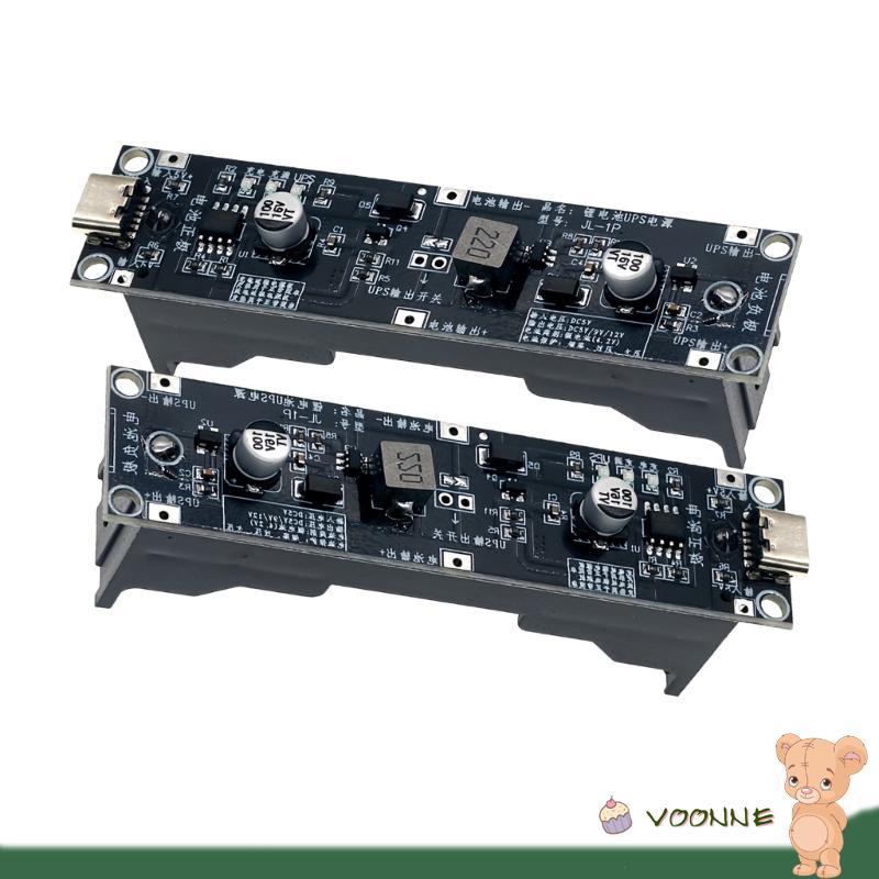 Voonne แบบพกพา 5V 9V 12V UPS Boost Stepping Up โมดูลชาร์จ UPS