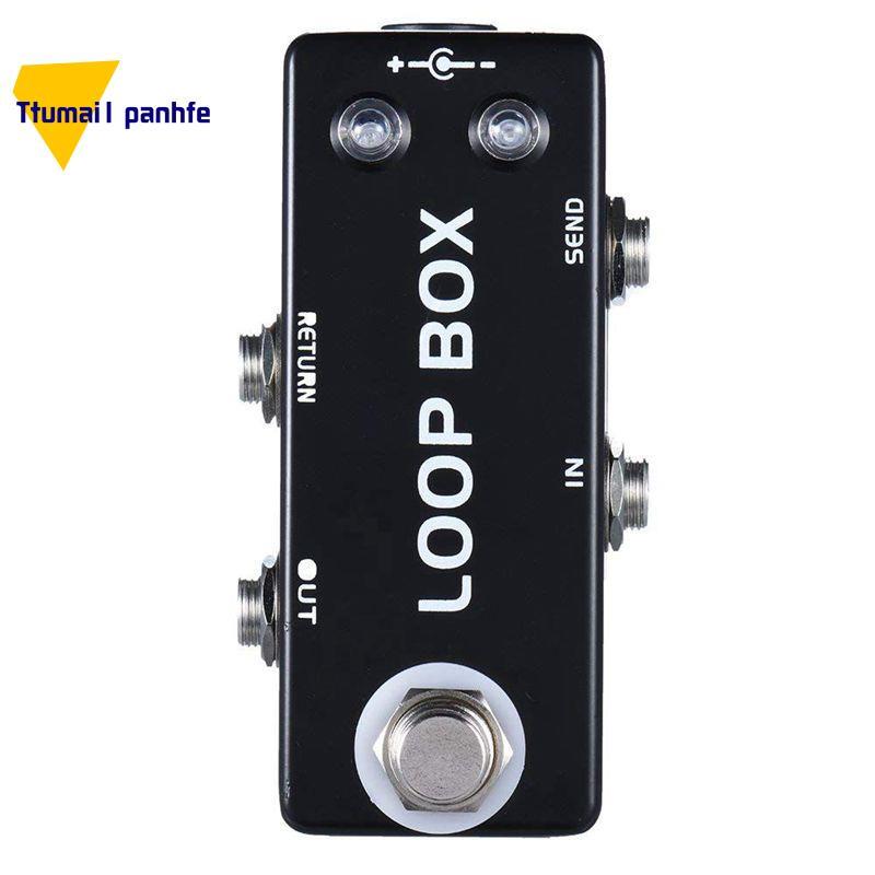 Mini Guitar Effect Pedal Loop Box Switcher Channel Selection True Bypass