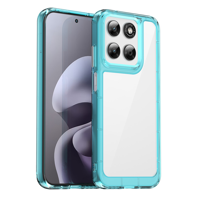 สําหรับ Motorola MOTO G87 G77 G67 กรณี ELVEV โปร่งใส Hard PC ด้านหลัง + Soft TPU ชายแดนฝาครอบโทรศัพท