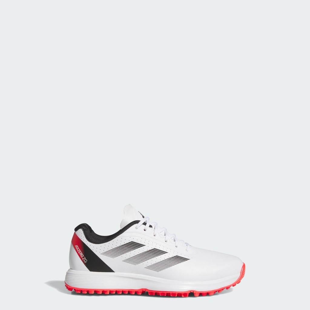 adidas กอล์ฟ รองเท้ากอล์ฟแบบไร้ปุ่ม Adizero ZG สำหรับเด็ก เด็ก สีขาว IH9887