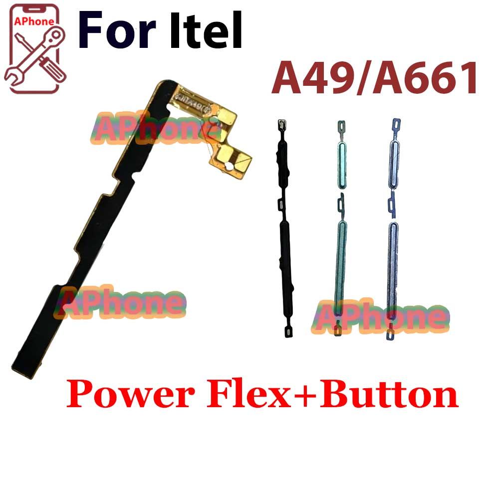 สําหรับ Itel A49 A661 A661L ระดับเสียงเปิดปิดปุ่ม Flex Cable