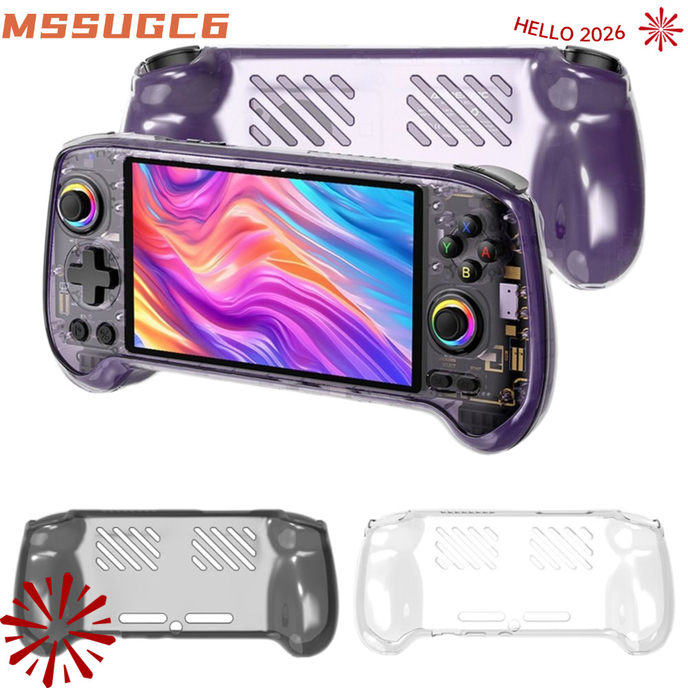 MSSUGYL คอนโซลเกมมือถือ, ฝาครอบป้องกันกันกระแทกโปร่งใส, Soft TPU Anti-scratch Host Shell สําหรับ Anb