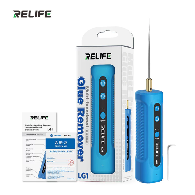 เครื่องถอดกาวหน้าจอ RELIFE LG1 เครื่องถอดกาวหน้าจอมือถือ 3 Speed ถอดกาว OCA ไฟฟ้า อุปกรณ์ถอดกาว curved screen