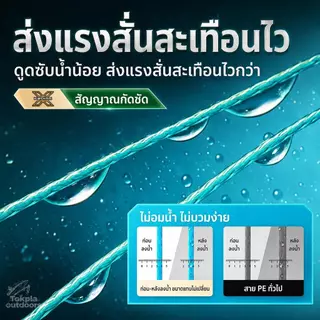 HACHIAMI Braided สาย PE X8 100เมตร สายพีอีถัก8 หลากสี ลื่น ตีไกล เหนียว ทน ไม่เป็นขุย ปลาช่อน ชะโด กะพง