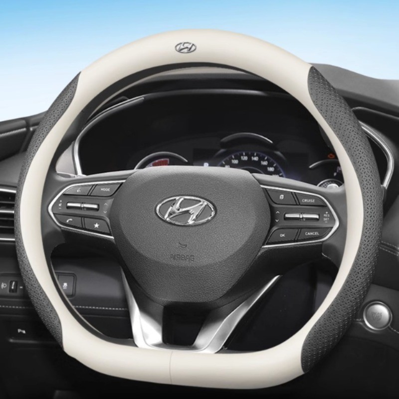 ที่หุ้มพวงมาลัยรถยนต์ 37-38 ซม. สําหรับ hyundai i40 i30 i10 ix35 ix25 tucson accent eltra santa fe c