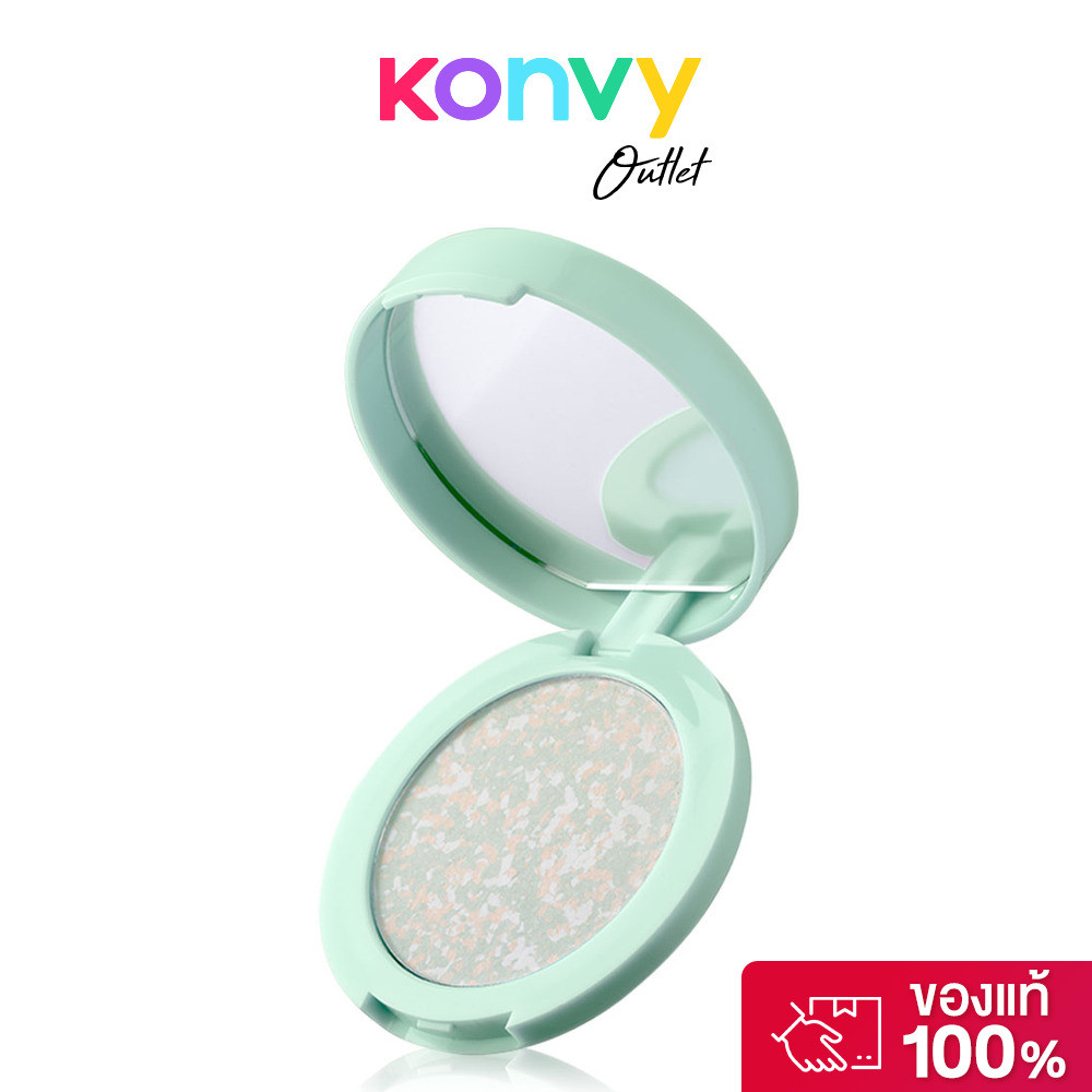 Cathy Doll Airy Blur Matte Powder Pact 4.5g #Matcha แป้งซับมันสูตรแมท เคที่ดอลล์ เบลอรูขุมขนเนียนละเอียด คุมมัน.