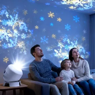 ไฟโปรเจคเตอร์มหาสมุทร LED ไฟกลางคืนขับเคลื่อน USB 360° Ocean-Themed หมุนแบบไดนามิกบรรยากาศโคมไฟสําหรับห้องนั่งเล่นห้องนอนเกมตกแต่ง