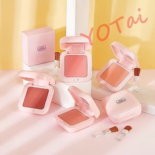 YOTAI ❤️LAMEILA❤️ บลัชออน บลัชออนโทนส้ม บรัชออนทาแก้ม ชมพูพีช ส้มพีช เนื้อดี สีสวย ติดทน Blusher