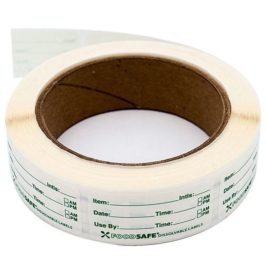 สติ๊กเกอร์แสดงวันผลิต-วันหมดอายุอาหาร 290-490 ดวง/ม้วน