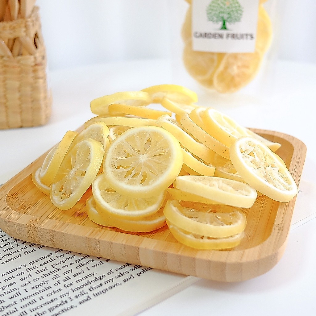 เลม่อนอบแห้งแบบสไลด์  Dried Lemon Slice เกรด A สูตรน้ำตาลน้อย