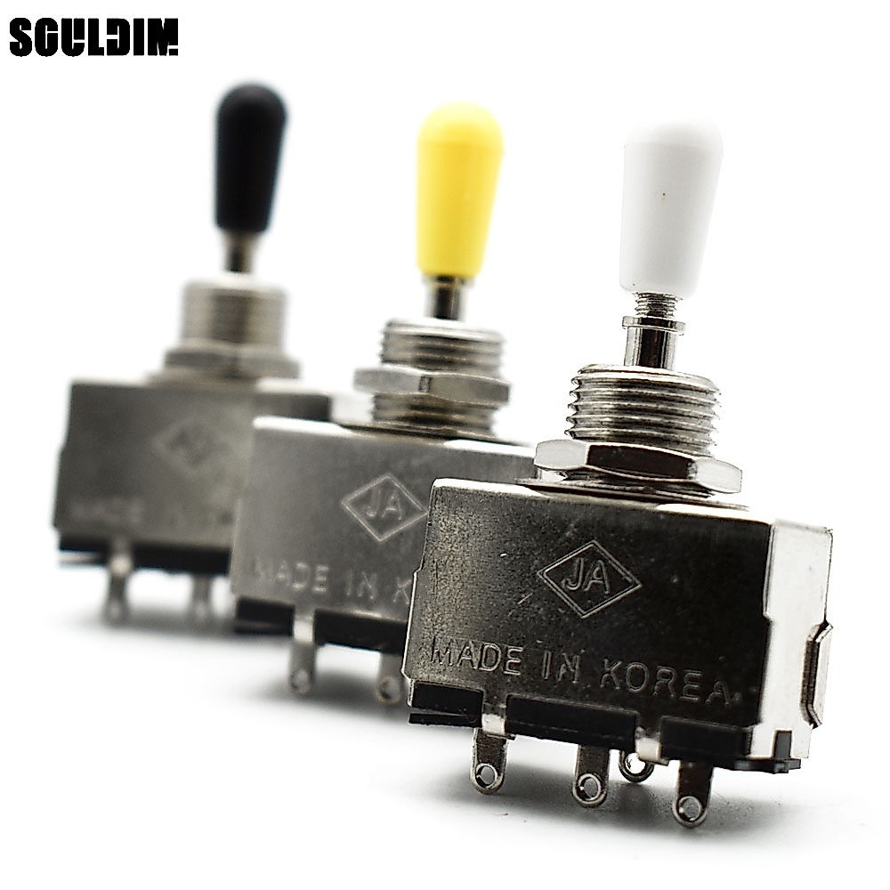 3 Way Toggle Switch สําหรับ LP SG กีตาร์ไฟฟ้าคุณภาพสูง 3 Way Control ไฟฟ้า Guitarra สวิทช์โลหะ