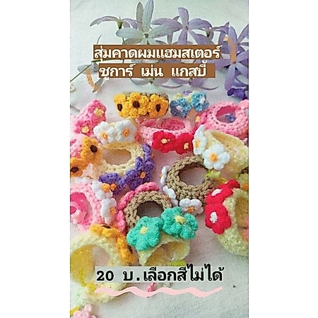 สุ่มคาดผมจิ๋ว   แฮมสเตอร์ ชูการ์ เม่น  แกสบี้🐹🐰