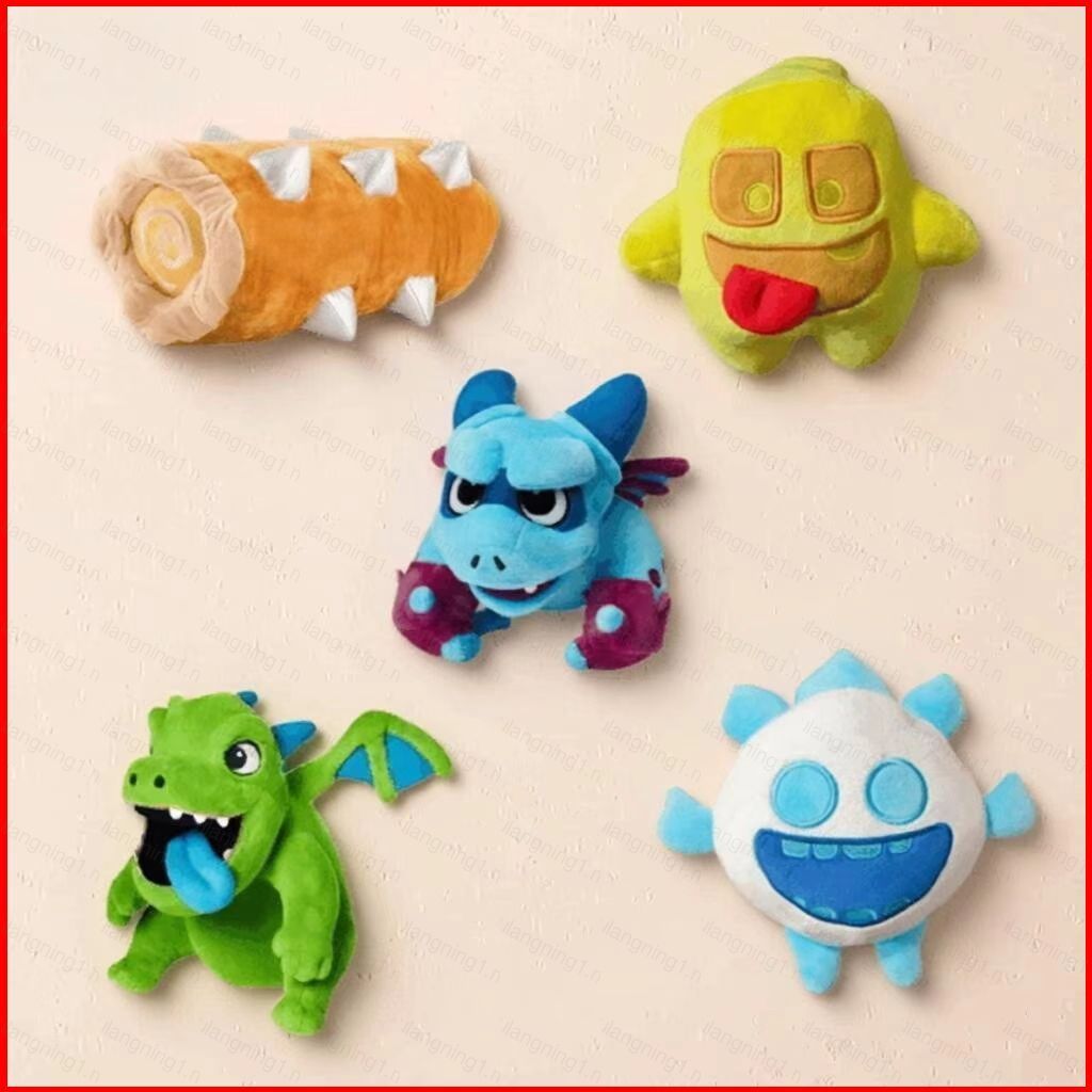 GL Clash Royale Log Heal Spirit Ice Spirit Plushie นุ่มน่ารักเกมตุ๊กตาของเล่นโยนหมอน GL
