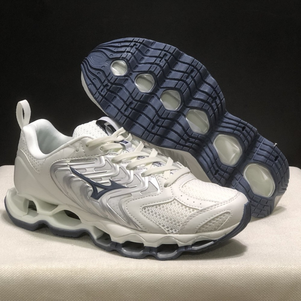 [Mizuno] ULQI Mizuno Wave Prophecy 14S รองวิ่งผู้ชายรองเท้าผ้าใบตาข่ายรองเท้าลําลองย้อนยุครองเท้าเดิ
