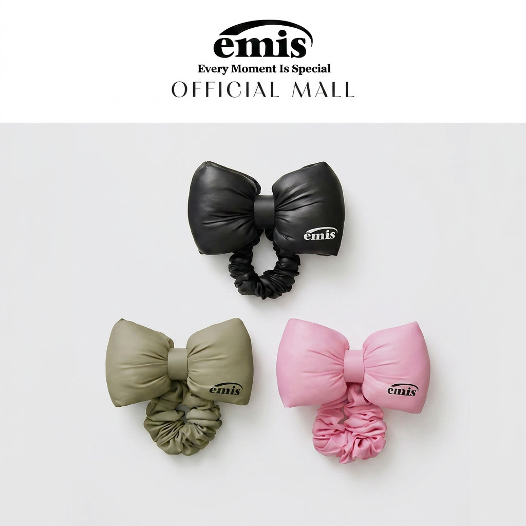 【ลด 50%】EMIS Puffy Bow Hair Tie Scrunchie Korean Style High Elasticity Multiple Colors ยางรัดผม EMIS ทรงโบว์พอง สไตล์เกาหลี ยืดหยุ่นสูง หลายสี