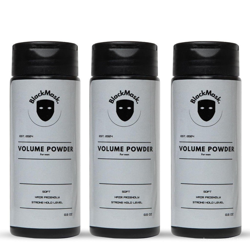 BlackMask 3 Pack Volume Powder for Men - Texture Powder for Men KESC