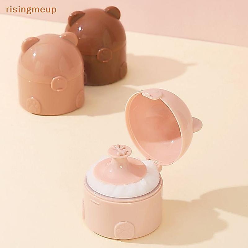 [risingmeup] Bear Shape Empty Box Baby Sub-Botling Storage Box Empty Container Multifunctional Empty Puff Box For Child new