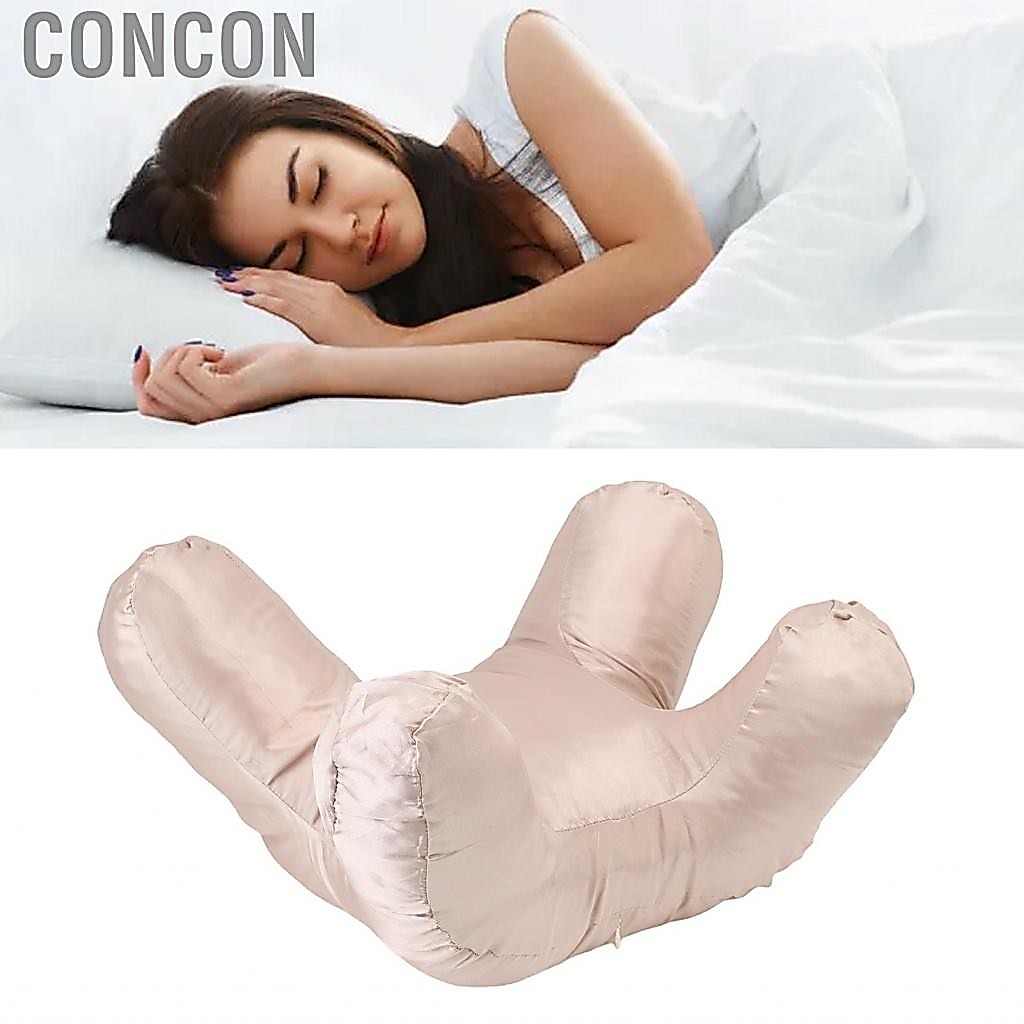 Concon Face Down หมอนสำหรับการนอนหลับน้ำหนักเบานิ่มนิ่มรองรับเบาะรองด้านหลังนอนหลับอยู่ด้านข้างหมอนนอนความงามสปาดูแลใช้การเดินทาง