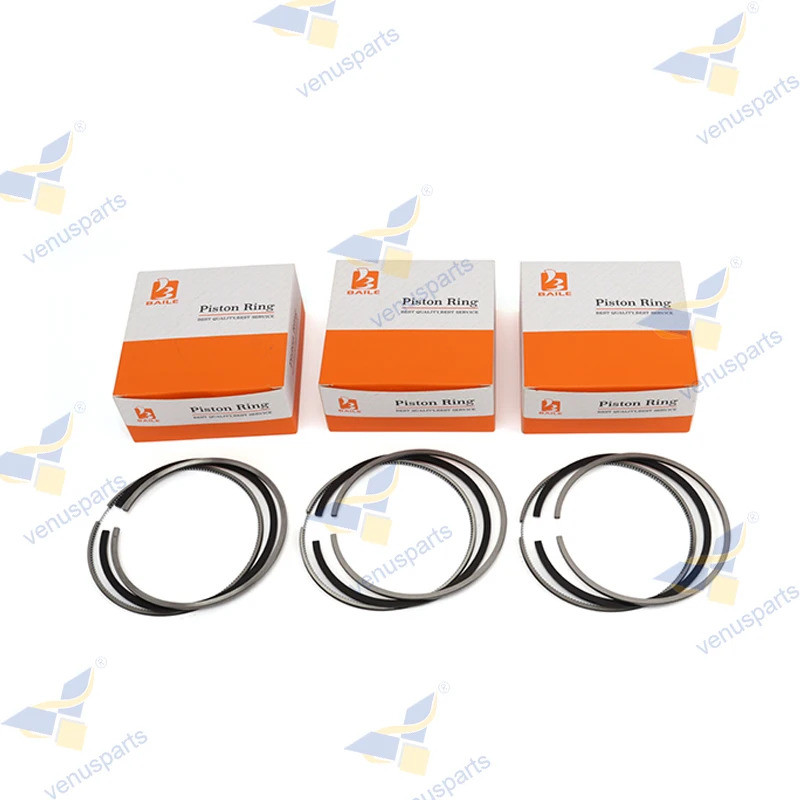 3TNV76 แหวนลูกสูบ 76 มม.3 กระบอกสําหรับ Yanmar STD 76*1.5HK + 1.5 + 3