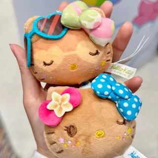 HelloKitty Go to the Beach Series Plush Pinch Music Mystery Bag อินเทรนด์เล่นตุ๊กตากระเป๋าจี้ของขวัญ
