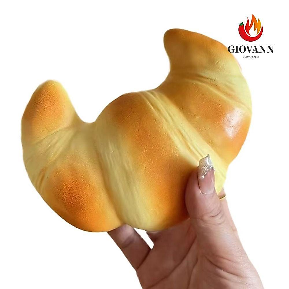 GIOVANNI Squishy Croissant, Super Soft Slow Rising Bread Squishy ของเล่น, Sticky Calming Soft น่ารักมือผ่อนคลาย Sensory Fidget เค้กเด็กของขวัญ