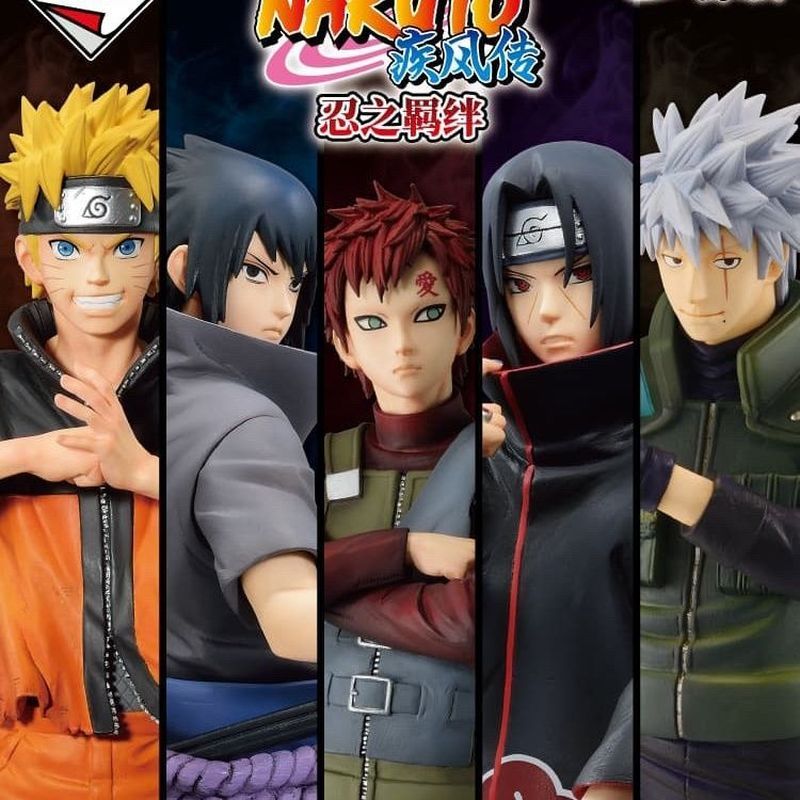 Bandai Ichiban Kuji Naruto Ninja Tie Bond Uzumaki Naruto Sasuke Kakashi รูป