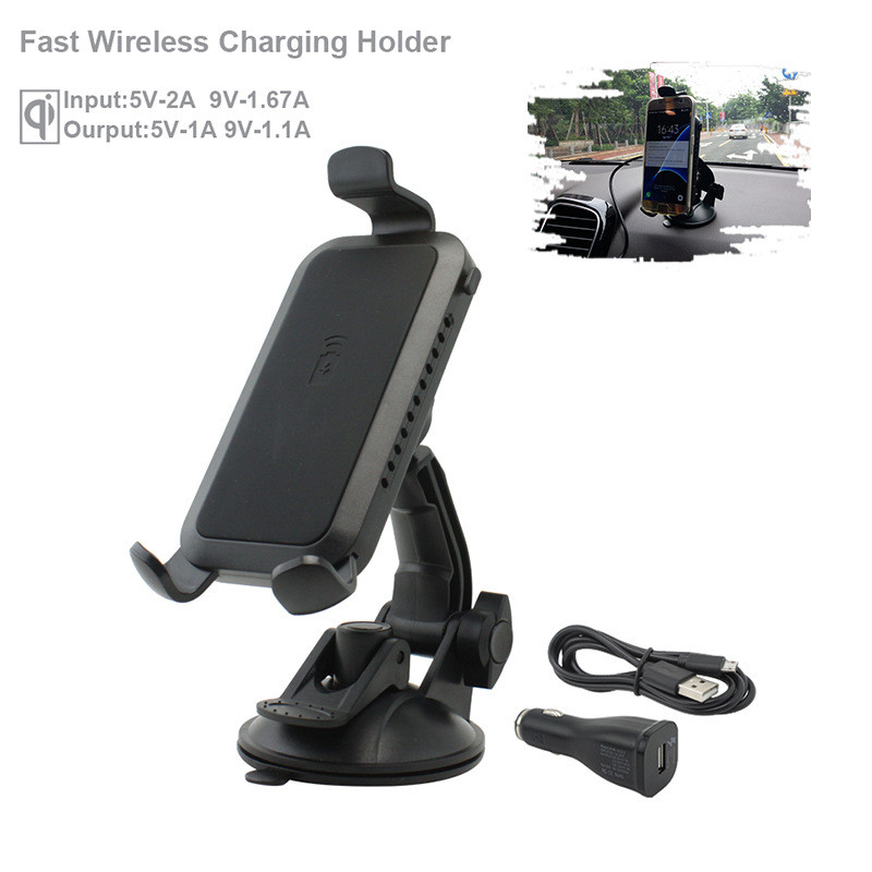 10W Wireless Charger Mobile Phone Holder Car Wireless Charger รุ่น 135-133S