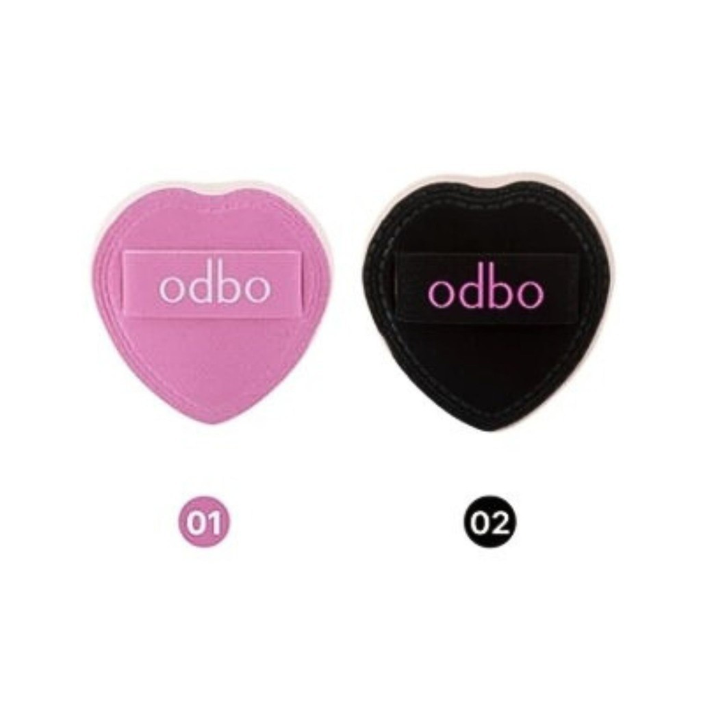 ♦️ของแท้·ส่งด่วน·ถูก♦️ODBO HEART POP TINY PUFF #OD8077 โอดีบีโอ ฮาร์ท ป๊อป ไทนี่ พัฟ x 1 ชิ้น dayse