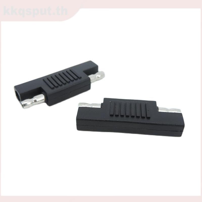 1pcs 5pcs 12/24V แผงพลังงานแสงอาทิตย์ SAE ชายหัว Polarity Reverse Adapter Connector แบตเตอรี่เครื่องชาร์จสําหรับ Quick Disconnect สาย THK2