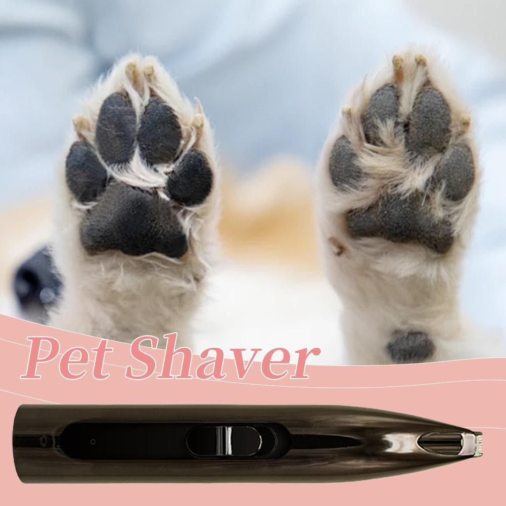 ชุดปัตตาเลี่ยนกรูมมิ่งสัตว์เลี้ยงสําหรับ Paw Pad Hair - ที่กันจอนไฟฟ้าเงียบสําหรับสุนัข/แมวปลอดภัย K