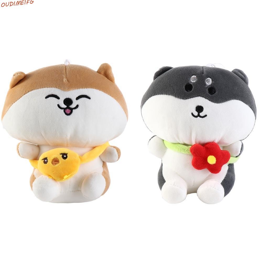 OUDIMEIFG Husky Dog Plush ของเล่นเด็กเด็กมาพร้อมกับของเล่น Plushie ปัจจุบันคริสต์มาสของขวัญของขวัญวั