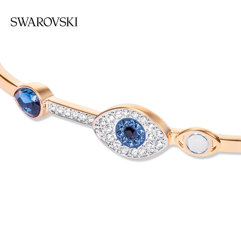 📌ส่งฟรี จัดส่งทันที🚚 Swarovsk Symbolica Evil eye สร้อยข้อมือ ของขวัญวันเกิด 16cm 5.9*4.5cm ของขวัญวาเลนไทน์ - รูปที่ 2