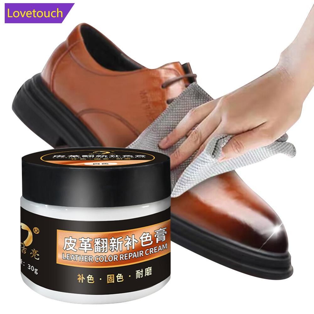 LOVETOUCH 30g Auto Car Seat หนังสี Care ไวนิลชุดซ่อมทําความสะอาดสําหรับที่นั่งโซฟาหนังซ่อมเสื้อหลุม 