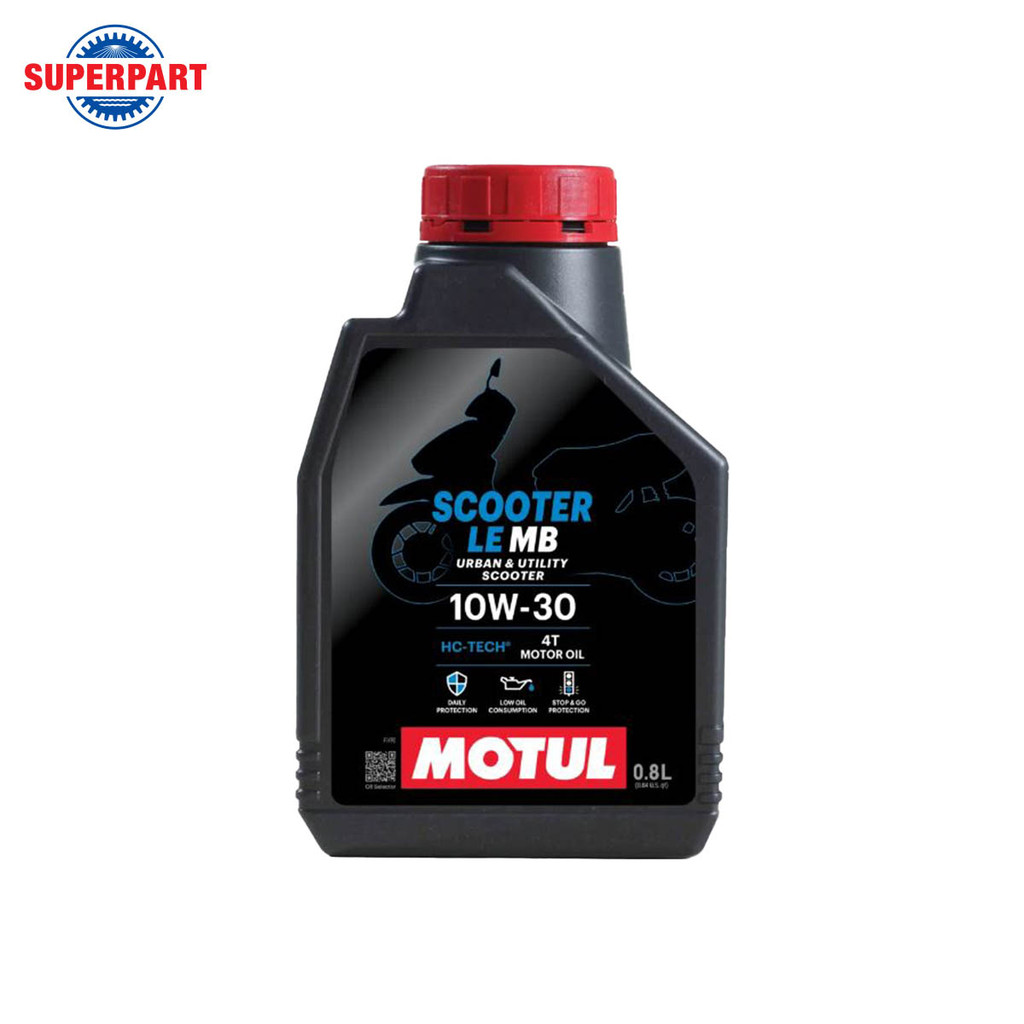 น้ำมันเครื่องมอเตอร์ไซค์ MOTUL-SCOOTER LE(10W30)0.8L (113375)
