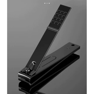 S0618 กรรไกรตัดเล็บ เหล็กสีดำ คุณภาพดี แข็งแรง พกพาสะดวก Nail Clipper กรรไกรตัดเล็บผู้ใหญ่-เด็ก