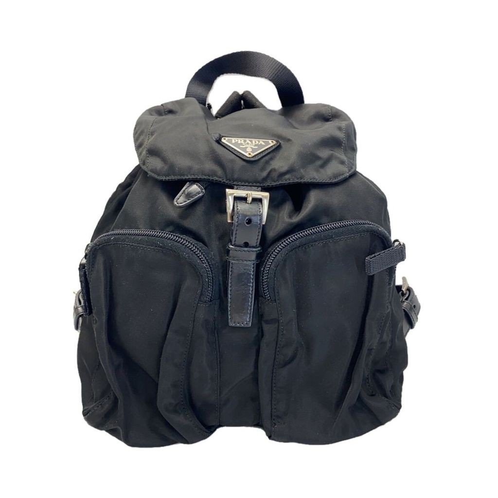PRADA backpack mini nylon BLK Direct from Japan Secondhand