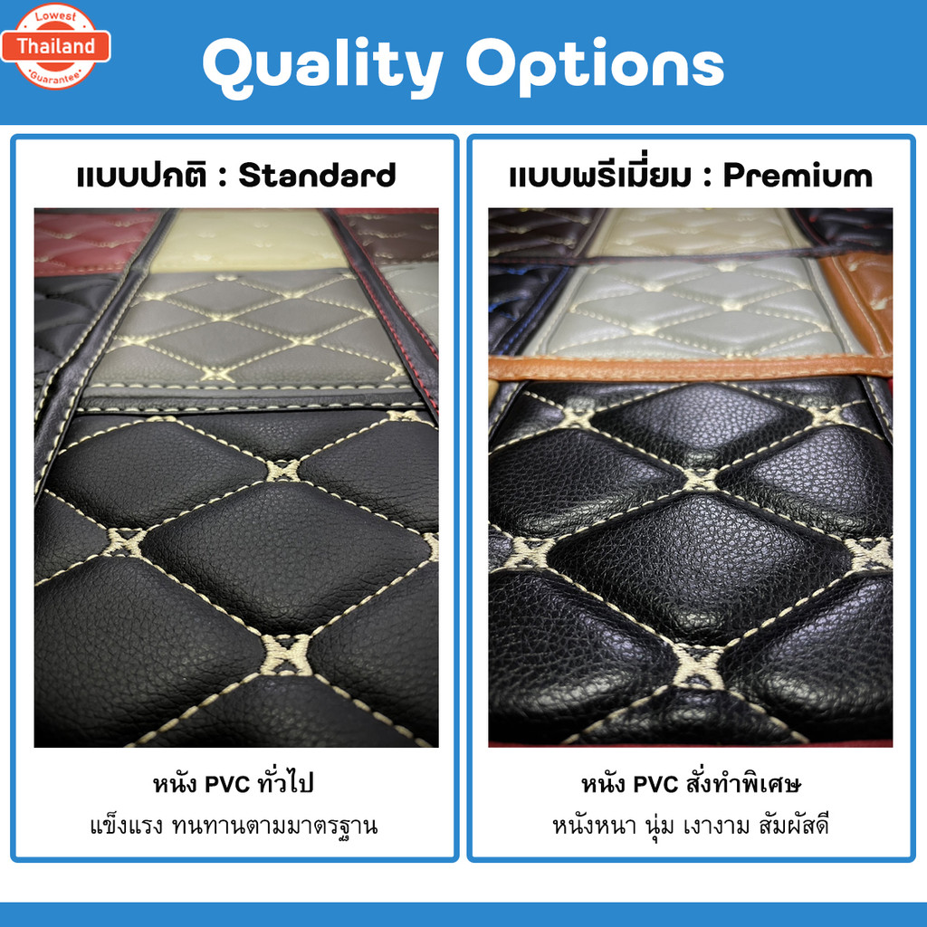 LK Garage พรมปูพื้นมอเตอร์ไซค์ EM Owen อีเอ็ม โอเว่น EV Bike | พรมปูพื้น รถจักรยานยนต์ หนัง PVC ลาย 