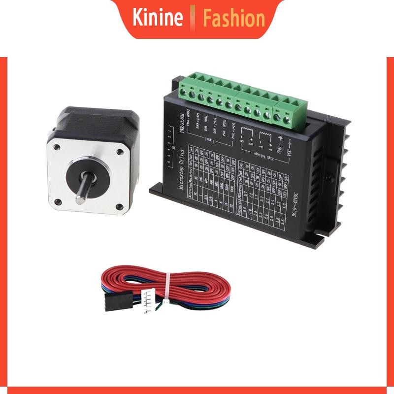 KIN Nema17 Stepper Motor 42 มอเตอร์ 1 5A 17HS4401S พร้อมชุดขับสเต็ปเปอร์มอเตอร์ TB6600